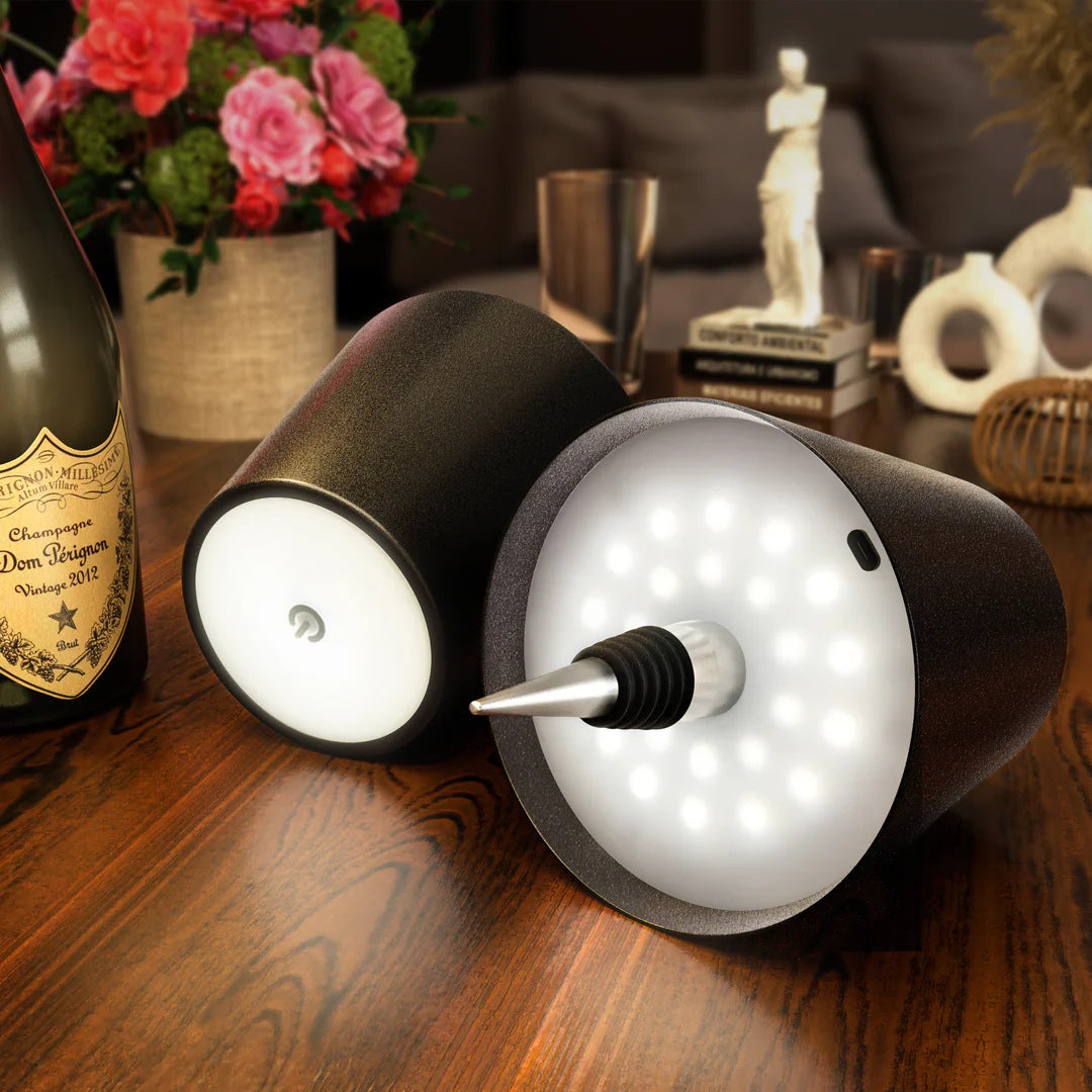 Creative DIY Bottle Lamp, Unique Small Table Lamp, Modern Decorative Night Light for Modern Homes