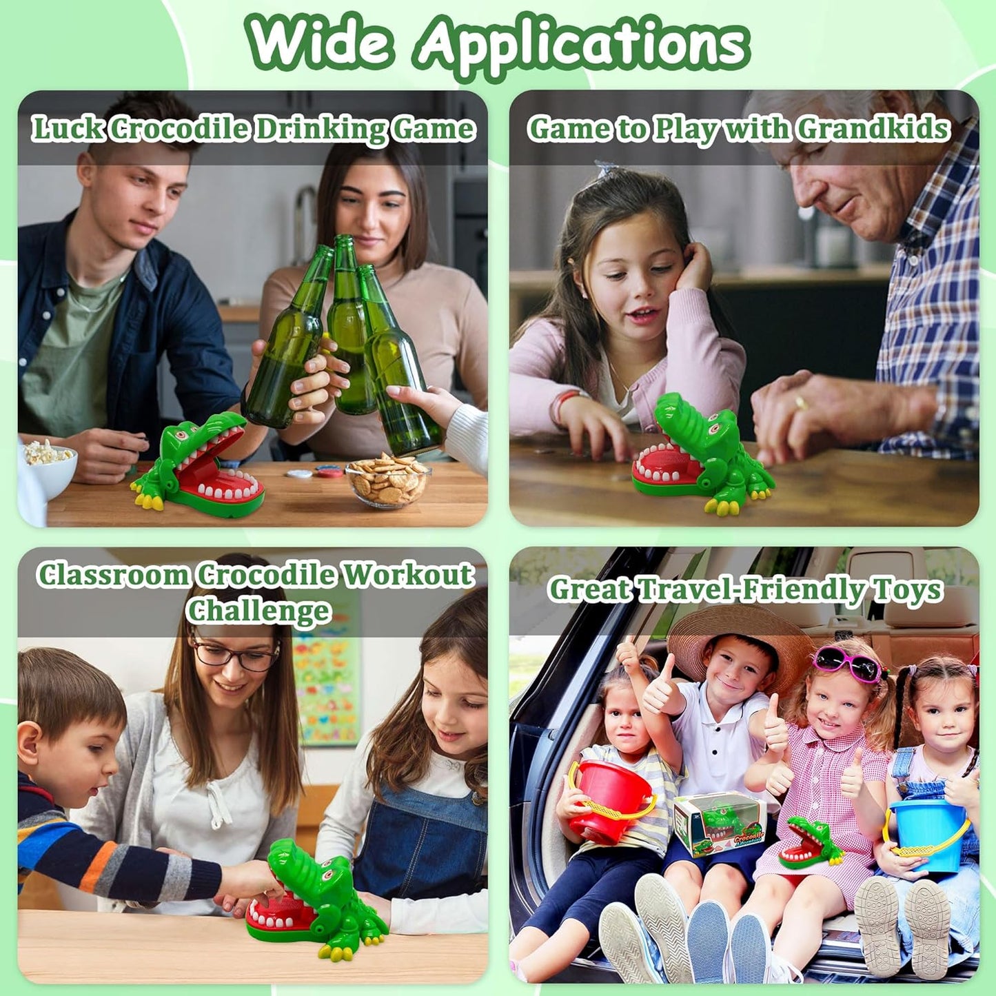 Crocodile Biting Finger Game Toy - Fun Prank and Family Game for Kids and Adults