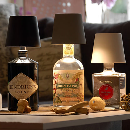 Creative DIY Bottle Lamp, Unique Small Table Lamp, Modern Decorative Night Light for Modern Homes
