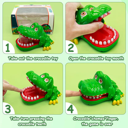 Crocodile Biting Finger Game Toy - Fun Prank and Family Game for Kids and Adults